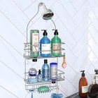 Shower Caddy Over Shower Head Hanging Shower Organizer  Shower Storage Bronze 
