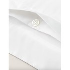 New Ralph Lauren European Euro Sham Organic Palmer Percale White Sky Blue