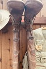 Vintage 1930   s-1950   s Era Fly Fishing Display   Waders  Vest  Hat And Hanger