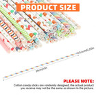 50 Pcs Cotton Candy Cones 13 77 Inch Cotton Candy Sticks Random Colorful Cott   