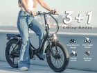 Adult Electric Bike Peak 1000w Folding E-bike 28mph 48v 18 2ah Bicycle Commuter