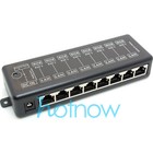 8 Ports Gigabit Passive Poe Injector Midspan Ethernet Adapter No Power Adapter