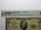  10 1929 Belfast Maine Me National Currency Bank Note Bill Charter  7586 Vf20