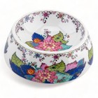 Tobacco Leaf Porcelain Dog Bowls 7  Chinoiserie Ceramic Dog Pet Bowls Set Of 2