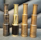Set Of 4 Pcs Brass Pocket Telescope Nautical Spyglass     Maritime 6 Inch Gift