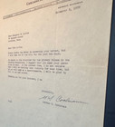Mickey Cochrane Autograph Signed Typed Letter 1939 Tls Psa Dna Bold Mint Auto