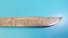 Antique Beal   Sons Large Bowie Knife Sword Sheffield Horn Finger Loop Tr739
