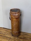 Antique 1920s Leather Golf Bag Hickory Era Tube Style Industria Argentina
