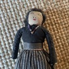 Pair Antique Native American Indian Hand Made Navajo Cloth Woman Man Dolls 1920s