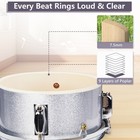 Ktaxon 5-piece Junior  Drum Set With Remo Heads   Premium Brass Cymbals