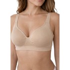 Bali Comfort Flex Fit Bra Nude Medium Wire Free Seamless Stretch Support-new