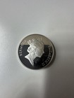 1987 Bermuda One Dollar 50th Anniversary Commercial Aviation 925 Silver