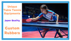 Bomb Ufo - Table Tennis Tension Rubber  ultra Thin  Sponge     Wrm Custom Red blk