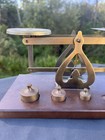 Vintage English Postal Balance Scale And Mortar Pestle