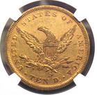 1854  s   10 Gold Liberty Head Eagle Ngc Au53  010 About Uncirculated Ecc c  Inc
