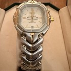 Seiko Kinetic Sports 100 Big Xii Football Championship Men   s Watch Vtg 90s Y2k