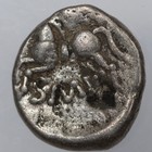 Celtic Gaul The Aedui Ar Quinarius Ancient Greek Coin Mid 1st Century Bc - Horse