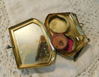 Vintage Marathon Guilloche Enamel Art Deco Vanity Purse Make Up Compact