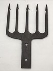 Vintage Fishing Frog Spear Gaff Gig With 5 Prong Tines Hand Forged Good Shape 