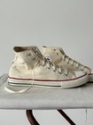 Vintage 70s 80s Converse Chuck Taylor Made In Usa White High Top Sneakers Us 10