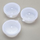Round Clear Plastic Boxes Case Screws For Screw Jewelry Coin Packaging Container