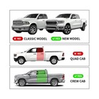 Rear Underseat Storage Compatible With 2019-2025 Ram 1500 Pickup Abs Under Se   