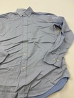 Uniqlo Shirt Mens Xs Blue Herringbone Slim Fit Long Sleeve Dress Top Button Down