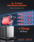 Commercial Slushy Machine 3lx1 Slush Machine Frozen Drink Beverage Maker Cooler