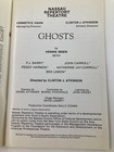 1982 Nassau Repertory Theatre P j  Barry  Peggy Harmon In Ghosts