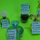 Vintage Lot Of 8 Miniature Perfume Bottles Assortment
