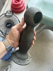 Antique 1800   s Solid Bronze Large Ship Nautical Salvage Hand Rail Fixture Mount