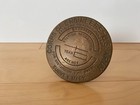 Vintage Brass Rock Island U  S  Army Corps Of Engineers Survey Mark   Boundaries