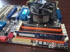 Asus P6t Motherboard With Intel I7-920 Processor   4gb Ddr3 Ram   I o Plate