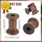 30pcs Antique Wooden Empty Spools 1 18  Empty Thread Spools Wooden