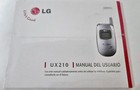 Manual User s Guide For Lg Ux210   English  Spanish   New  Sealed