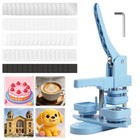 Personalized Photo Magnet Button Maker Kit 2x2 Inch Square Badge Press   100 Set