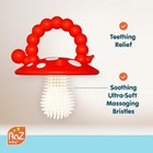 2pcs Infant   Baby 3m  Teether Toy Massaging Bristles Teething Relief Pacifier