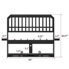 45  Pallet Fork Attachment For Bobcat Skid Steer Loader Quick Attach Free Ship