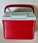 Vintage Little Debbie Rubbermaid Portable Cooler  Lunchbox Red   White