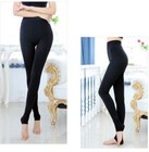 Women Winter Extra Thick Warm Lined Thermal Stretchy Slim Skinny Leggings -black