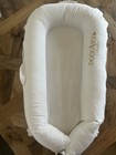 Dockatot Deluxe  White Baby Lounger With Case And Cover