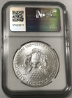2017-p  1 Sae Silver Eagle Ngc Ms70 - Treasurer Anna Escobedo Cabral Signature