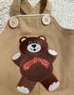 Original Cabbage Patch Kids Khaki Overalls Cpk Teddy Bear For 16    Doll
