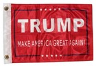 12x18 President Trump 2024 Make America Great Red Nylon Double Sided Flag