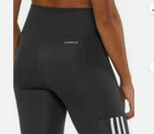 Adidas Ladies  7 8 3-stripe Active Tight High Waisted-ed6990 carbon M  Nwt