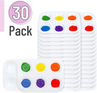 - Plastic Paint Palette  30 Pack  6 Wells