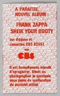 Frank Zappa     Rare Vintage Original Paris 1979 Concert Ticket