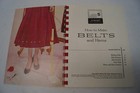 Singer Sewing Library How To Make Belts And Hems Book No  112 Booklet Vtg C223a