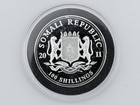 2011 Somalia African Wildlife Elephant  Bu 1 Oz  999 Silver Coin Somali Republic