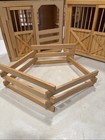 Melissa And Doug Folding Horse Stable Wooden Barn Corral Large  785 Rare